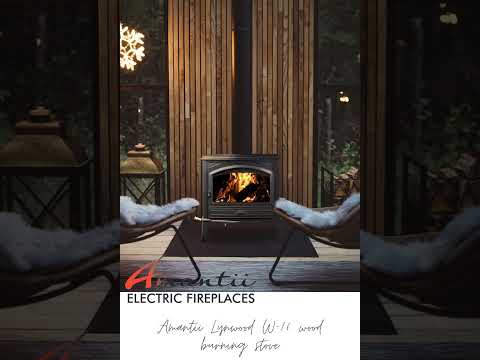 Sierra Flame by Amantii Freestand Lynwood W76 Wood Stove